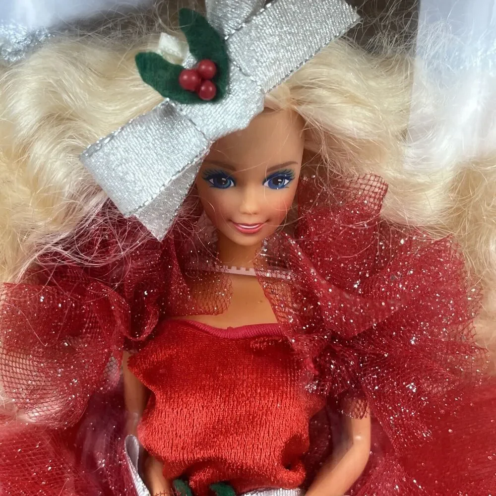 VTG Happy Holidays 1988 Barbie Doll Special First Edition Mattel READ Descriptio